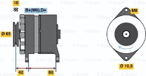 BOSCH 0 120 488 302 - Генератор vvparts.bg