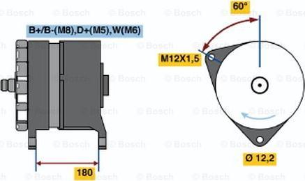 BOSCH 0 120 689 577 - Генератор vvparts.bg