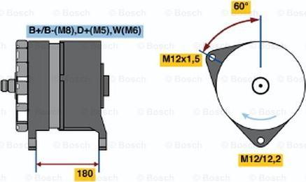 BOSCH 0 120 689 574 - Генератор vvparts.bg