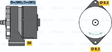 BOSCH 0 120 339 512 - Генератор vvparts.bg