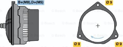 BOSCH 0 123 105 003 - Генератор vvparts.bg