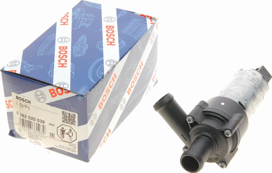 BOSCH 0 392 020 039 - Допълнителна водна помпа vvparts.bg