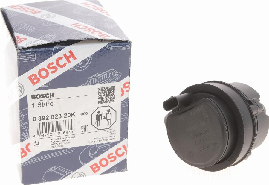 BOSCH 0 392 023 20K - Допълнителна водна помпа vvparts.bg