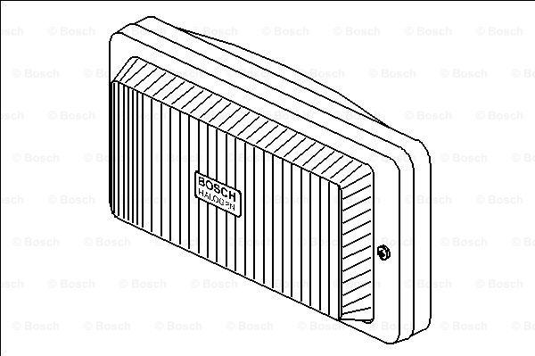 BOSCH 0 305 001 011 - Фар за мъгла vvparts.bg