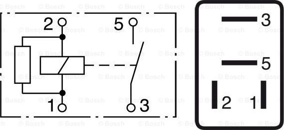 BOSCH 0 332 207 302 - Реле, работен ток vvparts.bg