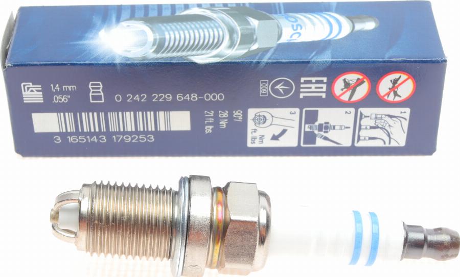 BOSCH 0 242 229 648 - Запалителна свещ vvparts.bg