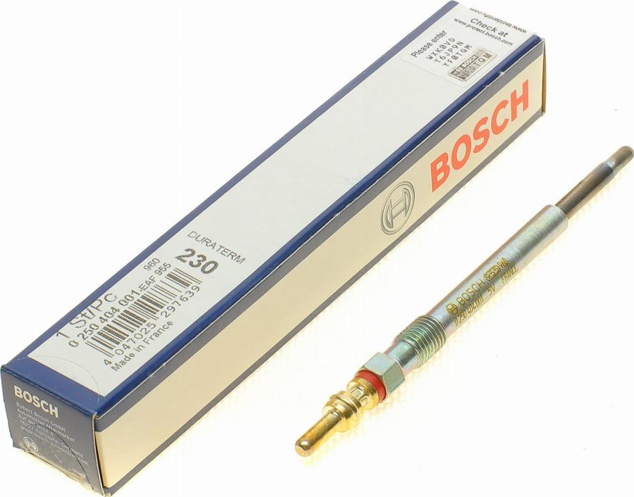 BOSCH 0 250 404 001 - Подгревна свещ vvparts.bg