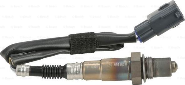 BOSCH 0 258 986 697 - Ламбда-сонда vvparts.bg