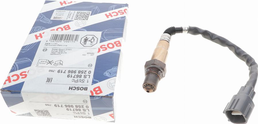 BOSCH 0 258 986 719 - Ламбда-сонда vvparts.bg