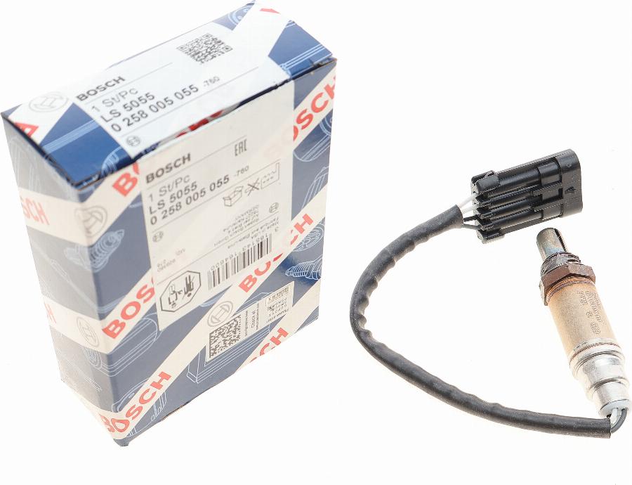 BOSCH 0 258 005 055 - Ламбда-сонда vvparts.bg