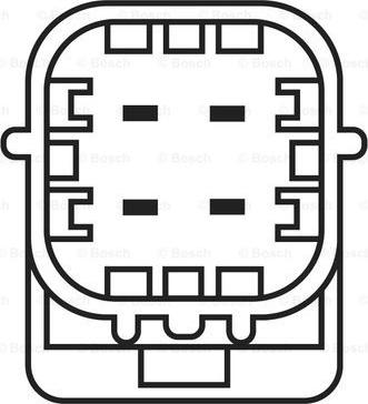 BOSCH 0 258 006 511 - Ламбда-сонда vvparts.bg