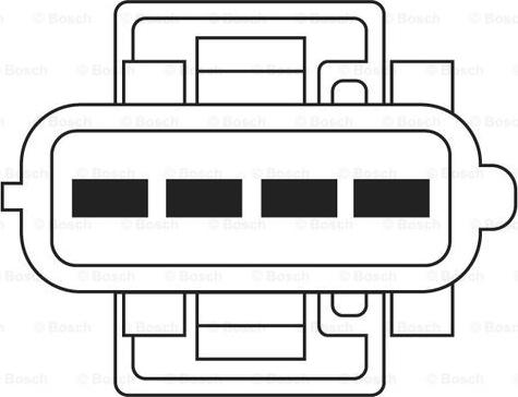 BOSCH 0 258 006 185 - Ламбда-сонда vvparts.bg