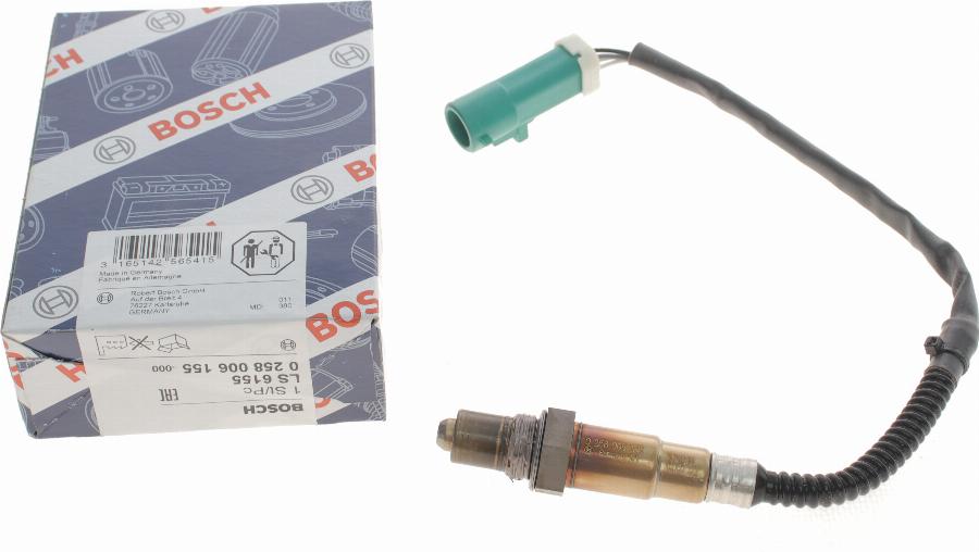 BOSCH 0 258 006 155 - Ламбда-сонда vvparts.bg