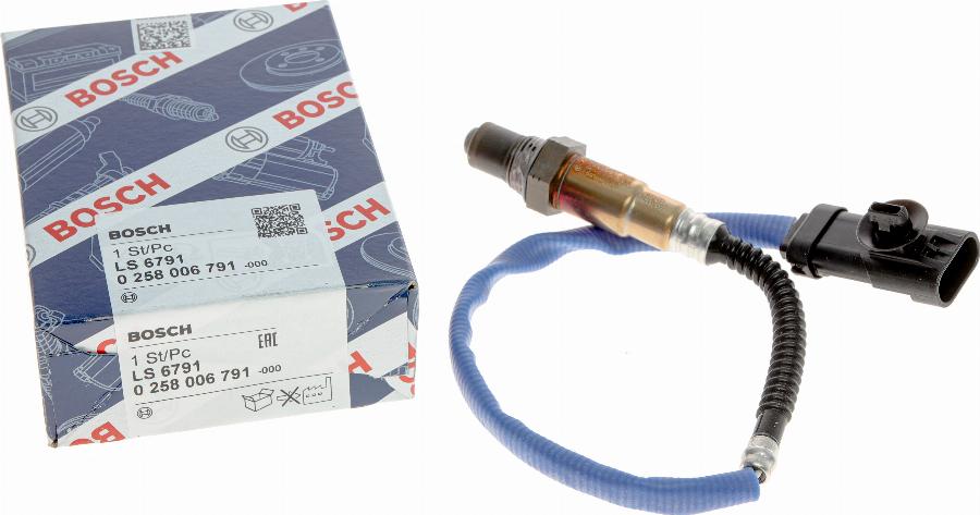 BOSCH 0 258 006 791 - Ламбда-сонда vvparts.bg