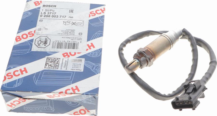 BOSCH 0 258 003 717 - Ламбда-сонда vvparts.bg