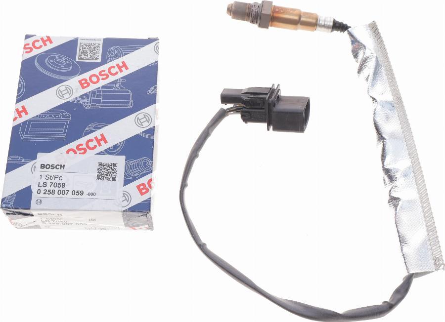 BOSCH 0 258 007 059 - Ламбда-сонда vvparts.bg