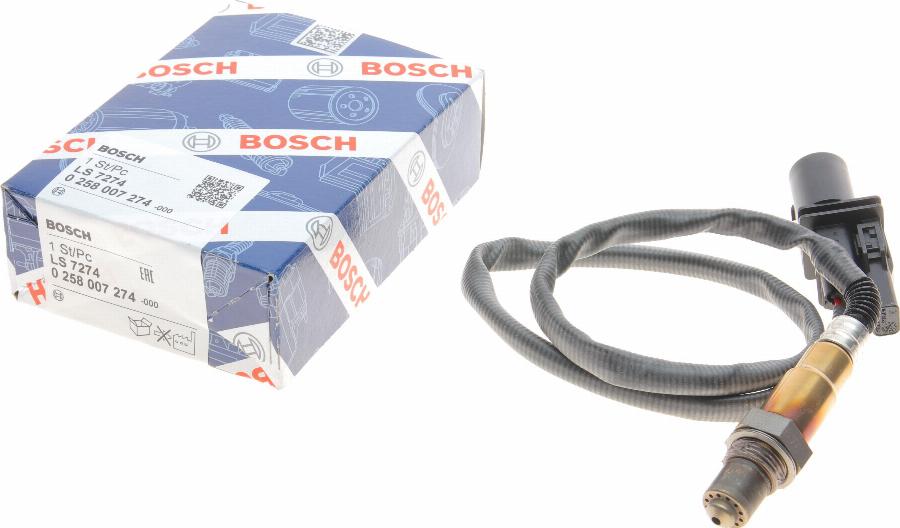 BOSCH 0 258 007 274 - Ламбда-сонда vvparts.bg