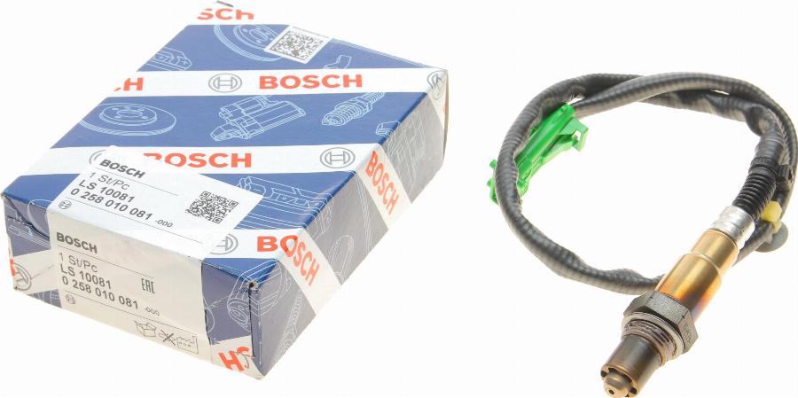 BOSCH 0 258 010 081 - Ламбда-сонда vvparts.bg