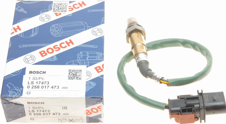 BOSCH 0 258 017 473 - Ламбда-сонда vvparts.bg