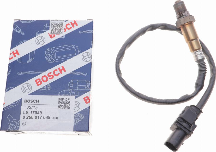 BOSCH 0 258 017 049 - Ламбда-сонда vvparts.bg