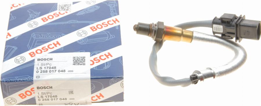 BOSCH 0 258 017 048 - Ламбда-сонда vvparts.bg