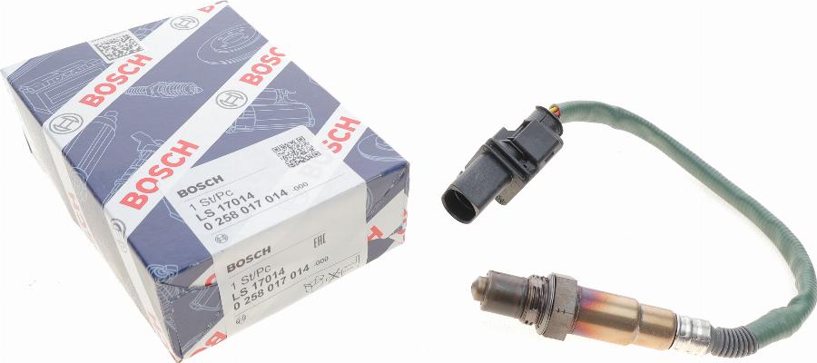 BOSCH 0 258 017 014 - Ламбда-сонда vvparts.bg