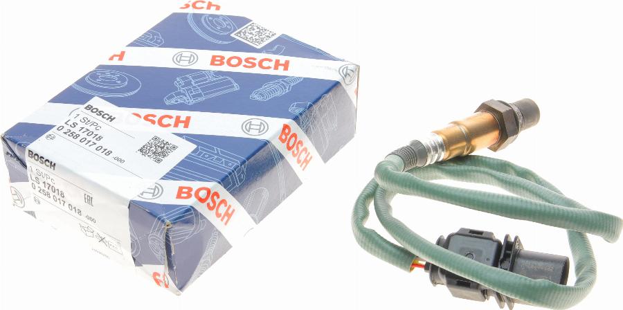 BOSCH 0 258 017 018 - Ламбда-сонда vvparts.bg