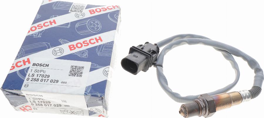 BOSCH 0 258 017 029 - Ламбда-сонда vvparts.bg