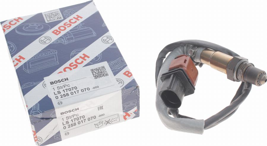 BOSCH 0 258 017 070 - Ламбда-сонда vvparts.bg