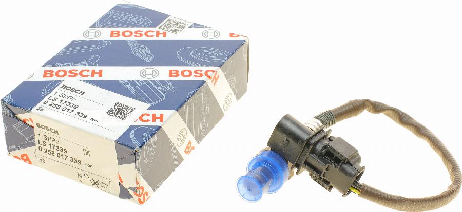 BOSCH 0 258 017 339 - Ламбда-сонда vvparts.bg