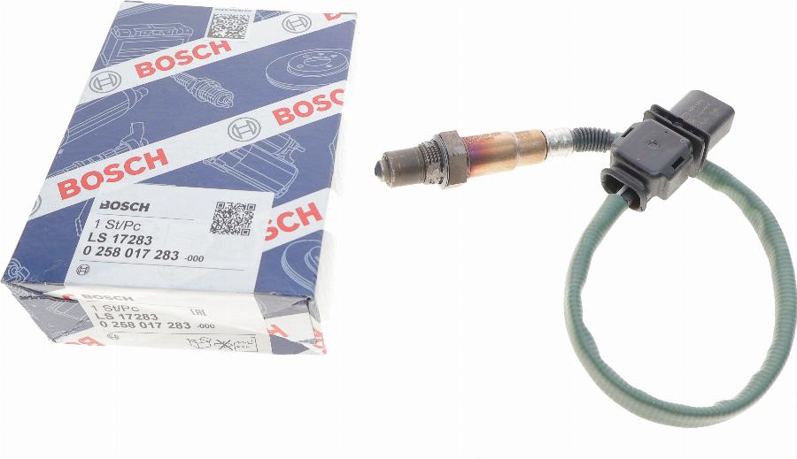 BOSCH 0 258 017 283 - Ламбда-сонда vvparts.bg