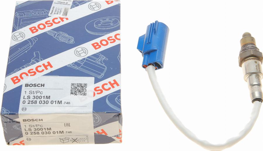 BOSCH 0 258 030 01M - Ламбда-сонда vvparts.bg