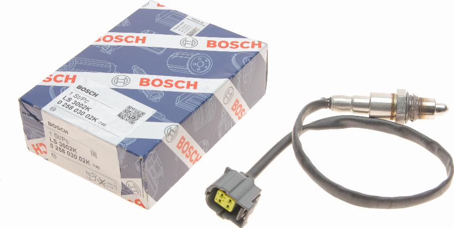 BOSCH 0 258 030 02K - Ламбда-сонда vvparts.bg