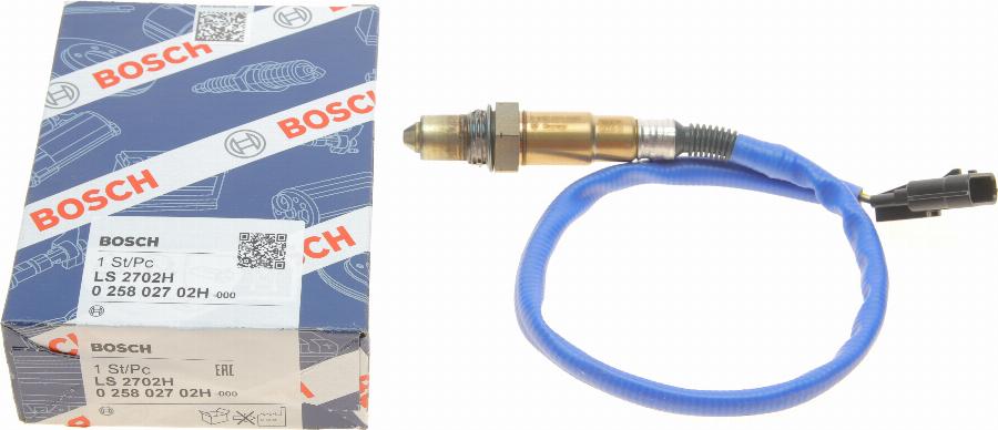 BOSCH 0 258 027 02H - Ламбда-сонда vvparts.bg