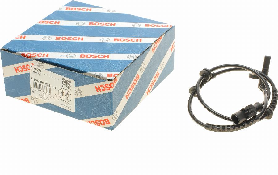 BOSCH 0 265 008 089 - Датчик, обороти на колелото vvparts.bg