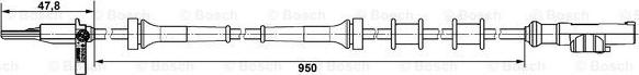 BOSCH 0 265 007 883 - Датчик, обороти на колелото vvparts.bg