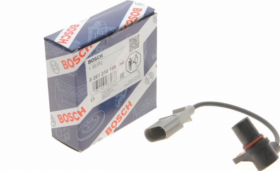 BOSCH 0 261 210 199 - Импулсен датчик, колянов вал vvparts.bg