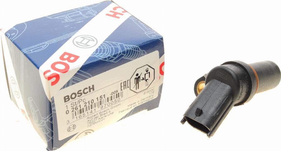 BOSCH 0 261 210 151 - Импулсен датчик, колянов вал vvparts.bg