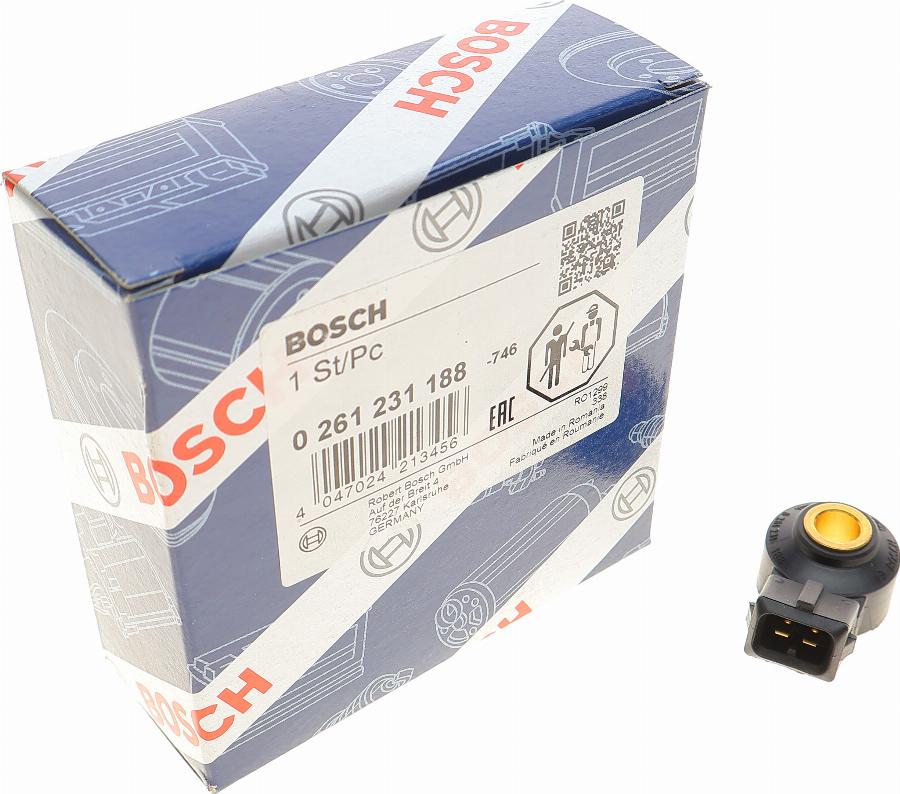 BOSCH 0 261 231 188 - Детонационен датчик vvparts.bg