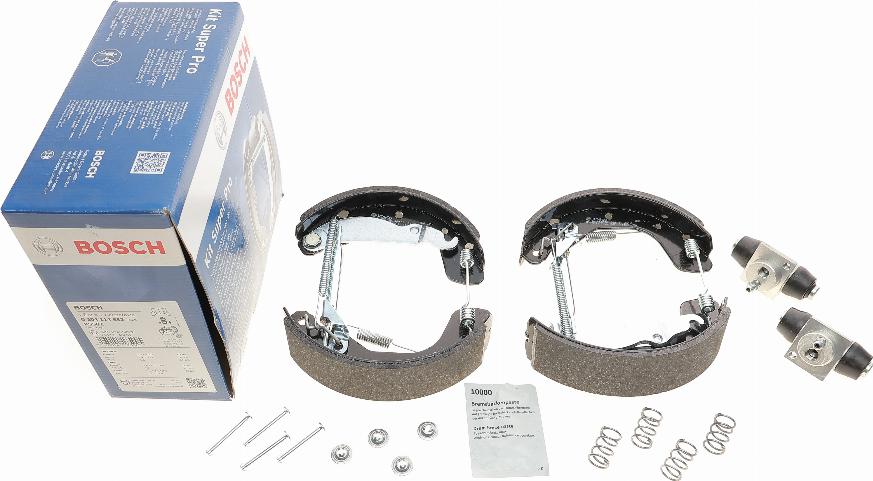 BOSCH 0 204 114 582 - Комплект спирачна челюст vvparts.bg