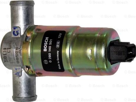 BOSCH 0 280 140 501 - Регулиращ клапан на свободния ход, захранване с въздух vvparts.bg