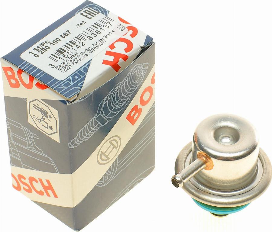 BOSCH 0 280 160 587 - Регулатор на налягане на горивото vvparts.bg