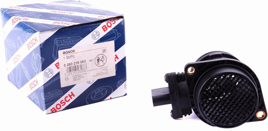 BOSCH 0 280 218 063 - Въздухомер-измерител на масата на въздуха vvparts.bg