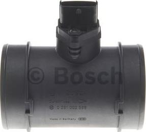 BOSCH 0 281 002 598 - Въздухомер-измерител на масата на въздуха vvparts.bg