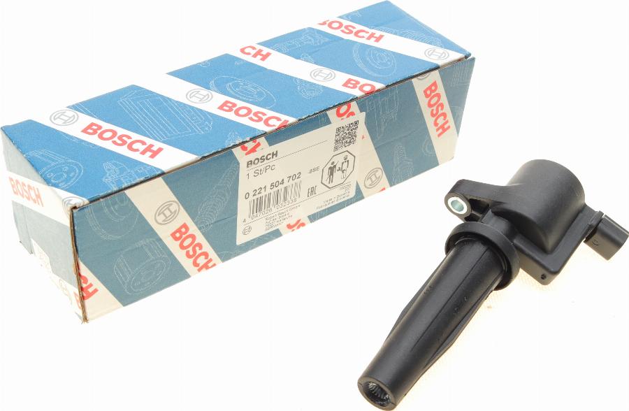 BOSCH 0 221 504 702 - Запалителна бобина vvparts.bg