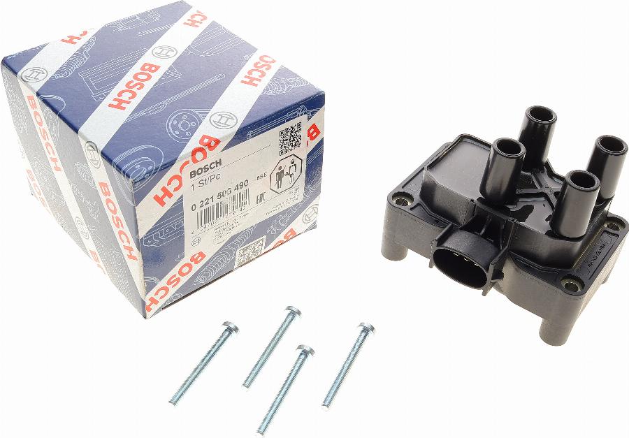 BOSCH 0 221 503 490 - Запалителна бобина vvparts.bg