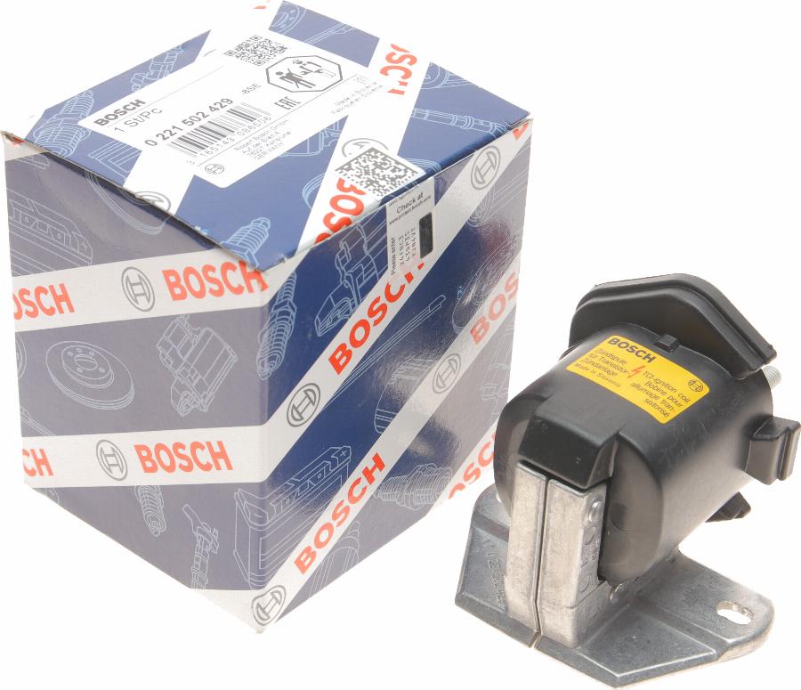 BOSCH 0 221 502 429 - Запалителна бобина vvparts.bg