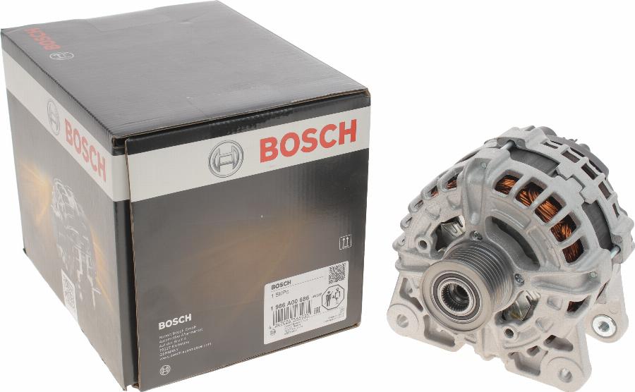 BOSCH 1 986 A00 686 - Генератор vvparts.bg