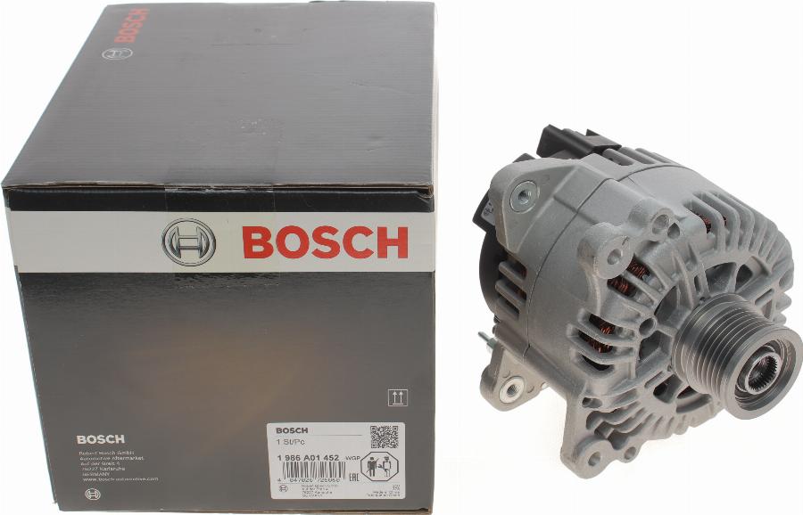 BOSCH 1 986 A01 452 - Генератор vvparts.bg