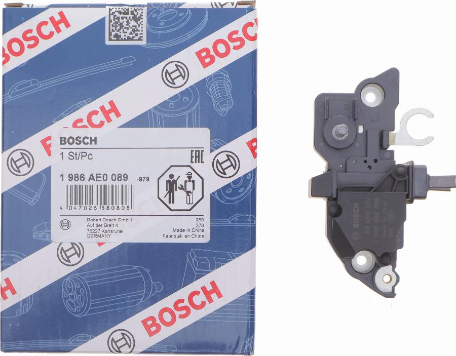 BOSCH 1 986 AE0 089 - Регулатор на генератор vvparts.bg